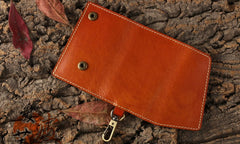 Handmade Leather Mens Cool Key Wallet Car Key Holder Car Key Case for Camel Men