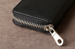 Handamde Genuine Leather Mens Cool Key Wallet Card Slim Wallet Key Holder Car Key Case for Men