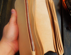 Handmade Leather Biker Wallet Mens Cool Chain Wallet Trucker Wallet with Chain