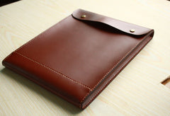 Handmade Mens Leather iPad Case Leather File Case Holder - iwalletsmen
