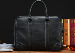 Handmade Leather Mens Cool Messenger Bag Work Bag Business Bag Briefcase Bag for men