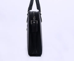 Genuine Leather Mens Cool Messenger Bag Briefcase Work Bag Business Bag Laptop Bag for men