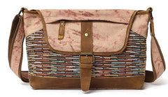 Mens Canvas Rustic Side Bag Messenger Bag Camera Courier Bag Shoulder Bag for Men - iwalletsmen