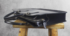Handmade Leather Mens Cool Messenger Bag Briefcase Chest Bag Bike Bag Cycling Bag for men