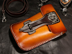 Leather Belt Pouch Mens Small Cases Waist Bag Hip Pack Belt Bag Fanny Pack Bumbag for Men