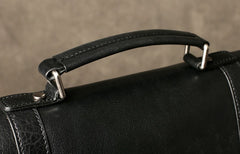 Genuine Leather Mens Cool Messenger Bag Briefcase Work Bag Business Bag for men