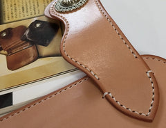 Handmade Leather Biker Wallet Mens Cool Chain Wallet Trucker Wallet with Chain