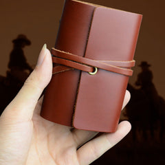 Handmade Leather Floral Mens Cool billfold Wallet Card Holder Small Card Slim Wallets for Men