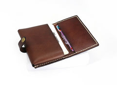 Leather Mens Small Card Wallets Front Pocket Wallet Cool Change Wallet for Men - iwalletsmen