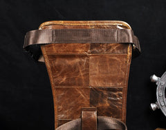 Cool Leather Drop Leg Bag Belt Pouches Mens Waist Bag Shoulder Bag for Men - iwalletsmen