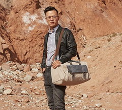 Mens Leather Canvas Large Weekender Bag Canvas Travel Bag for Men - iwalletsmen