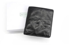 Leather Mens Front Pocket Wallet Small Wallet Slim Wallet Card Wallet for Men - iwalletsmen