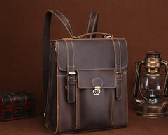 Cool Leather Mens Briefcase Messenger Bag Shoulder Bag Satchel Backpack for men - iwalletsmen