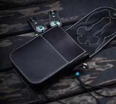 Leather Belt Pouch Mens Small Cases Waist Bag Hip Pack Belt Bag Fanny Pack Bumbag for Men