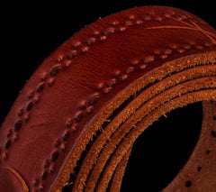 Handmade Genuine Leather Mens Belt Custom Cool Leather Men Black Belt for Men