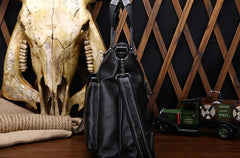 Vintage Leather Mens Briefcase Business Briefcase Cool Work Briefcase For Men - iwalletsmen
