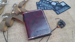 Leather Mens Front Pocket Bifold Small Wallets Card Wallet for Men - iwalletsmen