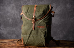 Canvas Mens Cool Backpack Bag Sling Bag Large Travel Bag Hiking Bag for Men