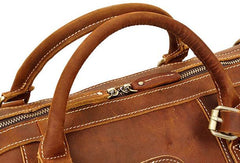 Cool Vintage Leather Mens Duffle Bags Weekender Bags Overnight Bag Travel Bag - iwalletsmen