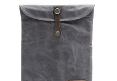 Cool Waxed Canvas Mens iPad Case iPad Air Case 10 inch for Men - iwalletsmen