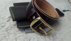 Handmade Vintage Leather Mens Belt Men Leather Belt for Men - iwalletsmen