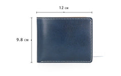 Leather Mens Small Wallet Slim Wallet Front Pocket Wallet Card Wallet for Men - iwalletsmen