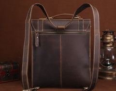 Cool Leather Mens Briefcase Messenger Bag Shoulder Bag Satchel Backpack for men - iwalletsmen