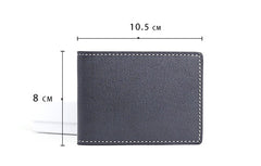 Leather Mens Slim license Wallet Card Wallets Slim Wallet Front Pocket Wallet for Men - iwalletsmen