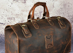 Leather Mens Doctor Bag Weekender Bags Travel Bag Duffle Bag for Men - iwalletsmen