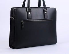 Genuine Leather Mens Cool Messenger Bag Briefcase Work Bag Business Bag Laptop Bag for men