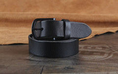 Genuine Leather Punk Rock Biker Trucker Mens Belt Men Black Coffee Belt for Men