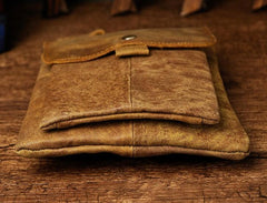 Leather Belt Pouches Cell Phone Holsters for Men Waist Bag BELT BAG Shoulder Bag For Men - iwalletsmen