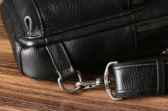 Genuine Leather Mens Cool Chest Bag Sling Bag Crossbody Bag Travel Bag Hiking Bag for men