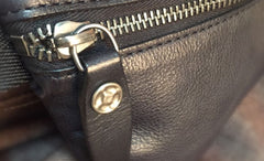 Leather Men Fanny Pack Small Waist Bag Hip Pack Belt Bag Bumbag for Men