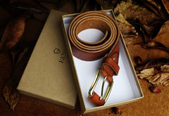 Handmade Genuine Leather Mens Leather Men Brown Black Belt for Men Cool Leather Belt