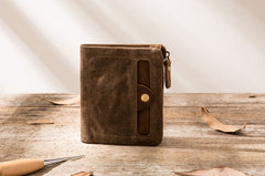 Cool Canvas Mens Small Wallet Bifold Vintage billfold Wallets for Men - iwalletsmen