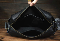 Cool Mens Leather Messenger Bag Crossbody Bag Travel Messenger Bags For Men - iwalletsmen