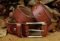 Handmade Genuine Leather Mens Leather Men Brown Black Belt for Men Cool Leather Belt