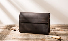 Cool Leather Mens Large Long Zipper Clutch Wallet Long Wallet for Men - iwalletsmen