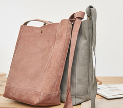 Mens Leather Cool Shoulder Tote Bag Messenger Bag Tote Side Bag for Men - iwalletsmen