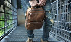 Cool Leather Mens Small Handbags Messenger Bags Shoulder Bag for men - iwalletsmen