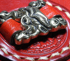 Handmade Leather Mens Clutch Cool Leather Wallet Long Phone Wallets for Men