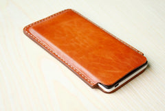Handmade Mens Leather iPhonex xr plus 6s 7s plus iPhone Case - iwalletsmen