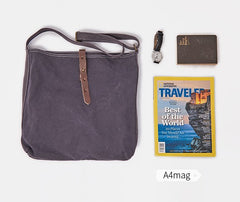 Cool Mens Canvas Side Bag Messenger Bag Canvas Shoulder Bag for Men - iwalletsmen