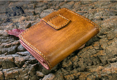 Handmade Leather billfold Mens Chain Biker Wallet Cool Leather Wallet With Chain Wallets for Men - iwalletsmen