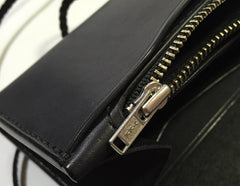 Handmade Leather Mens Clutch Wallet Cool Wallet Long Wallets Biker Chain Wallet for Men
