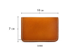 Cool Leather Mens Card Wallet Front Pocket Wallets Small Change Wallet for Men - iwalletsmen
