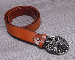 Handmade Genuine Custom Leather Mens Leather Men Brown Black Belt for Men