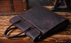 Genuine Leather Mens Cool Messenger Bag Briefcase Work Bag Business Bag for men