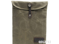 Cool Waxed Canvas Mens iPad Case iPad Air Case 10 inch for Men - iwalletsmen